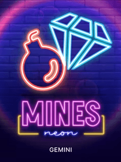 1Win Mines Neon Plinko Game