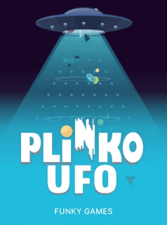 Plinko UFO 1Win Plinko Displaying Multipliers and Payout Slots